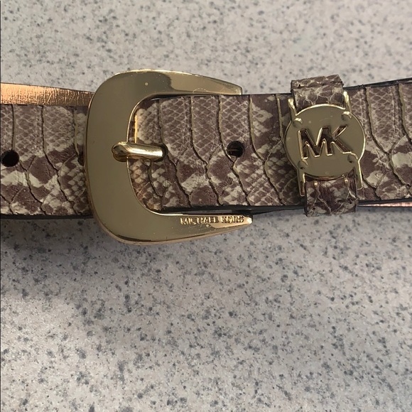 Michael Kors Faux Snake belt
